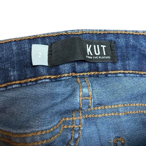 Kut from the Kloth Diana Skinny Jeans size 2 Mid-Rise Undistressed Stretch Denim - Picture 6 of 7